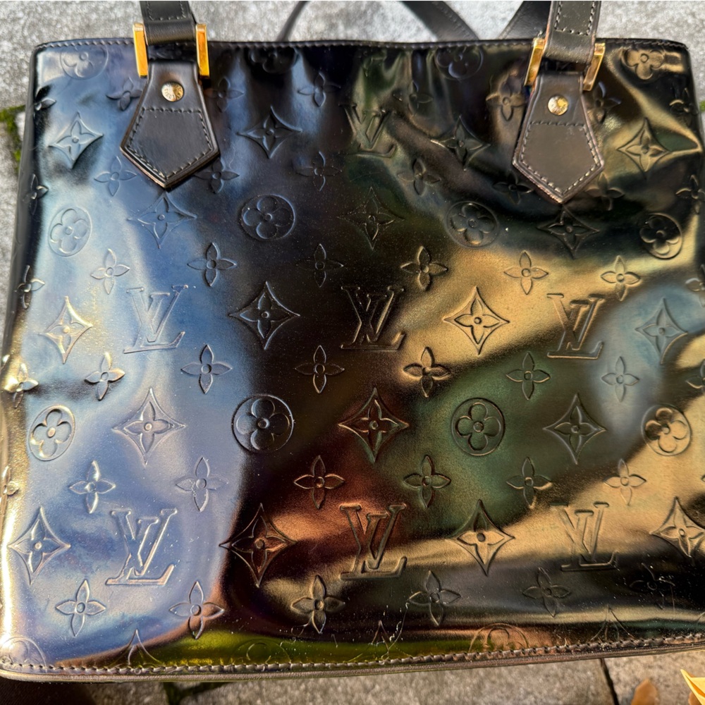 Authentic Louis Vuitton dyed Vernis handbag